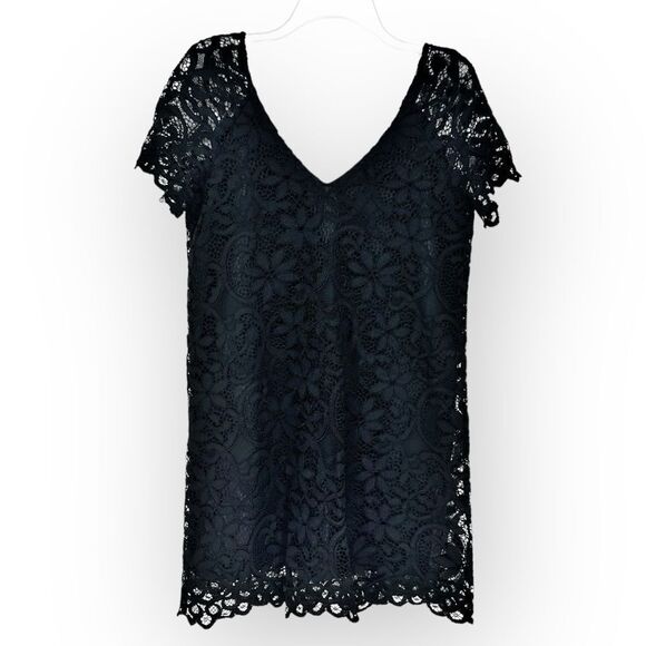 BB DAKOTA NWT LITTLE BLACK DRESS LACE OVERLAY WITH‎ LINING - Picture 8 of 10